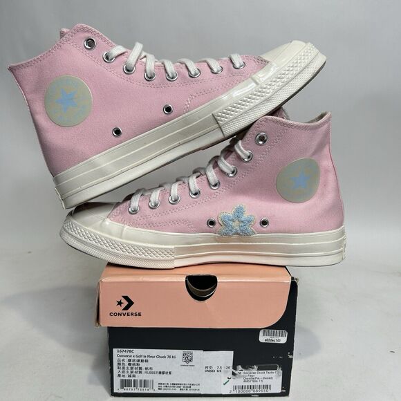 Converse Chuck 70 Chenille x Golf Le Fleur “Almond Blossom” 2024 - Picture 3 of 8